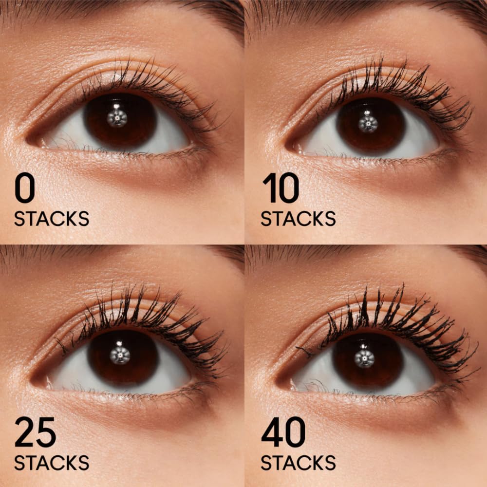 MAC Stack Superstack Mega Brush Waterproof Mascara - Black Stack by MAC for Women - 0.41 oz Mascara