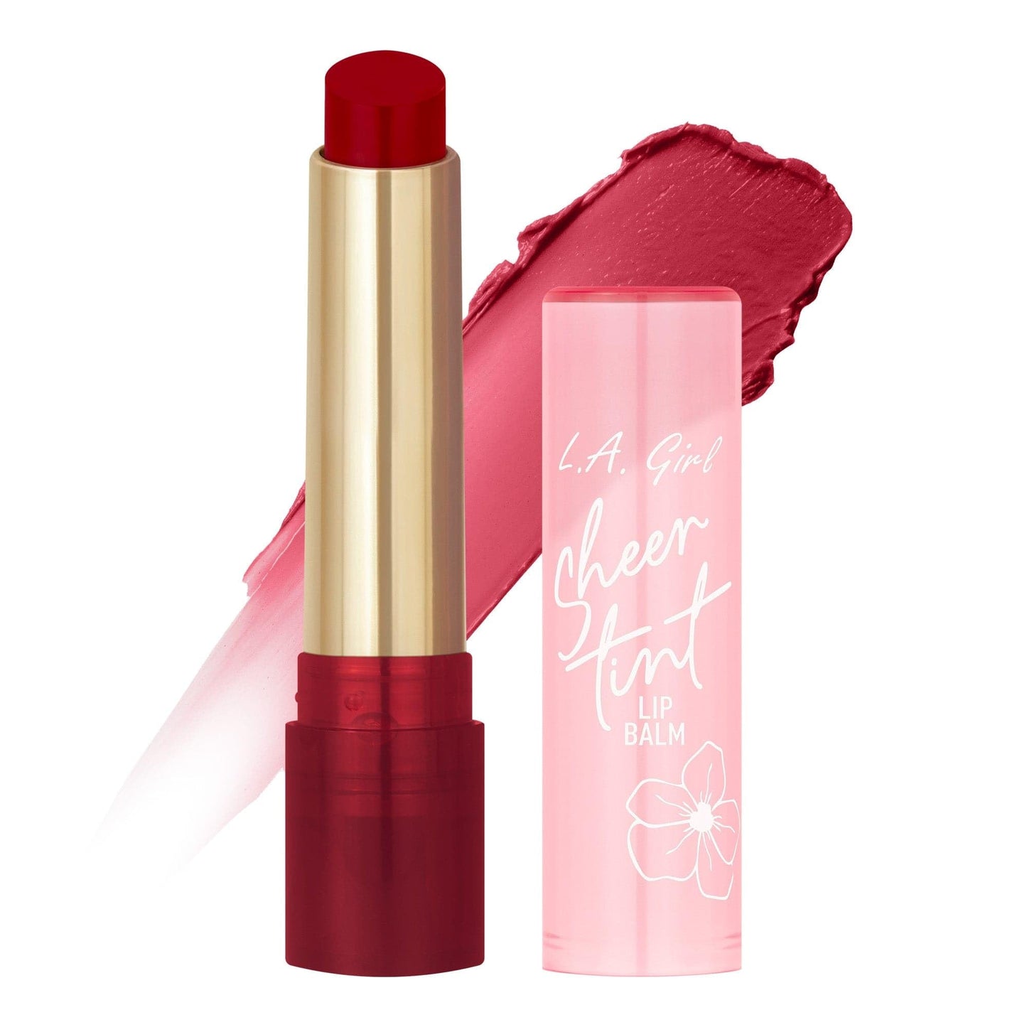 L.A. Girl Sheer Tint Lip Balm, Sheer Berry GLC605