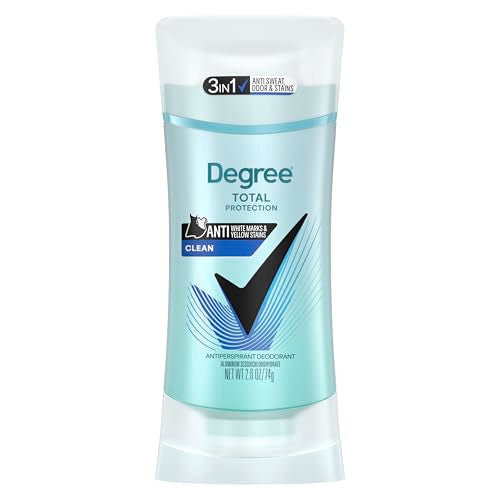 Degree Antiperspirant for Women Pure Clean 4 count Protects from Deodorant Stains Deodorant for Women 2.6 oz Beauty and Personal Care Degree