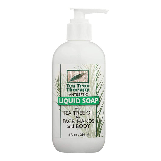 Tea Tree Therapy Antibacterial Liquid Soap, with Tea Tree Oil, 8-Ounces (Pack of 4) Beauty & Personal Care Tea Tree Therapy