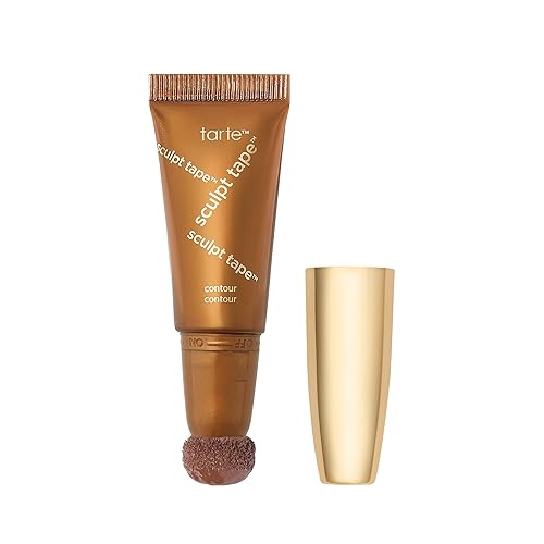 tarte sculpt tape contour - Lightweight Cream Bronzer with Shea Butter for Blendable, Buildable Contour & Natural Looking Sculpted Glow, Vegan