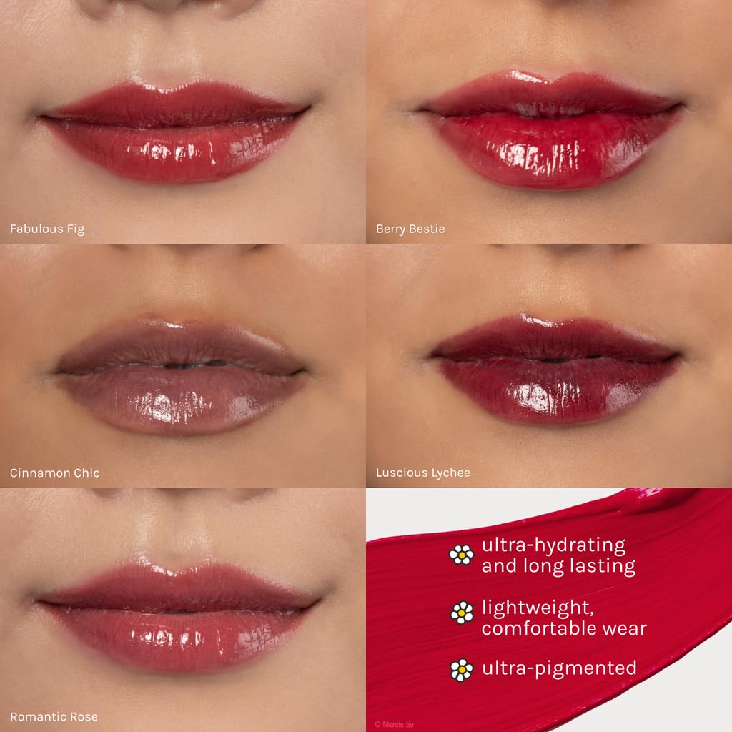 The Crème Shop Miffy Lip Stain, Glossy Finish, Long Wear, Formulated with Jojoba Oil, Sunflower Oil to hydrate, soothe, and moisturize lips, Korean