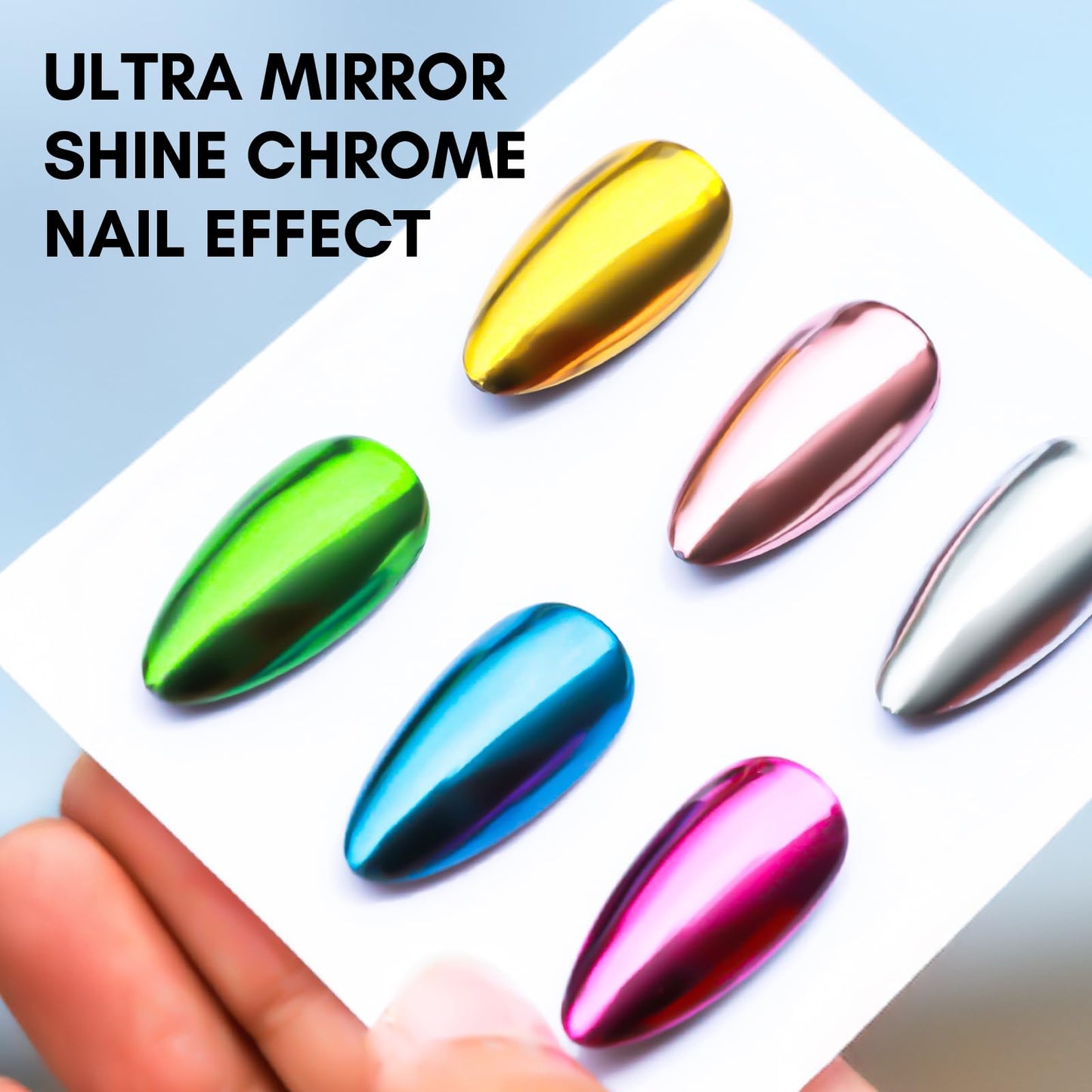 Makartt Gel Top Coat for Chrome Nail Powder - 15ml Clear No Wipe High Gloss Top Coat Gel Nail Polish Mirror Shine Long Lasting Easy Application, Soak Beauty and Personal Care Makartt