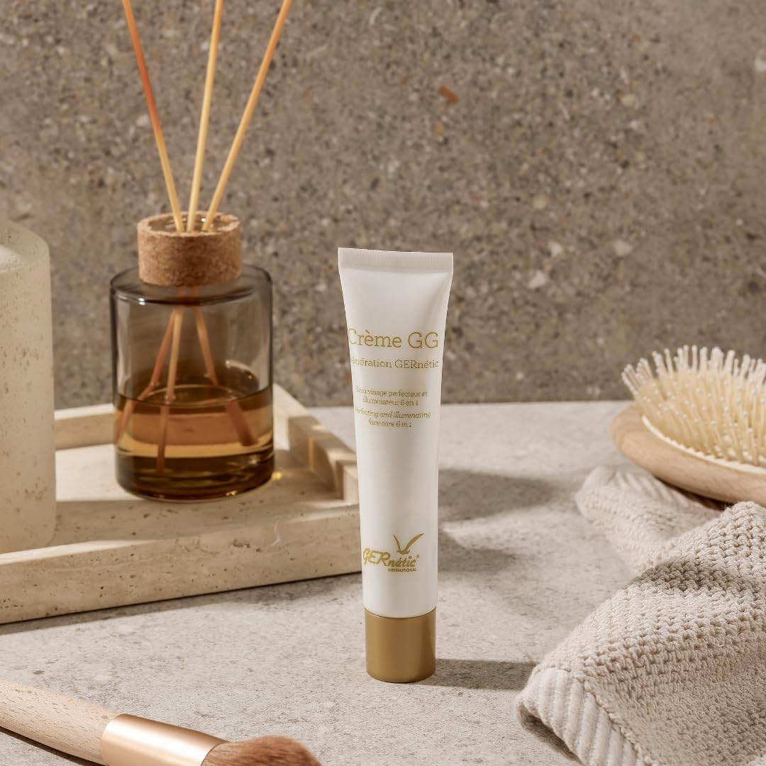 Gernetic GG Cream - 6-in-1 Perfecting Tinted Moisturizer with Peptides, Restorative Formula, UV Protection, 30ml/1oz
