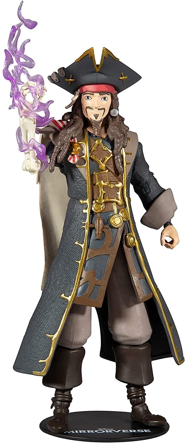 Disney Mirrorverse Captain Jack Sparrow 7" Action Figure with Accessories