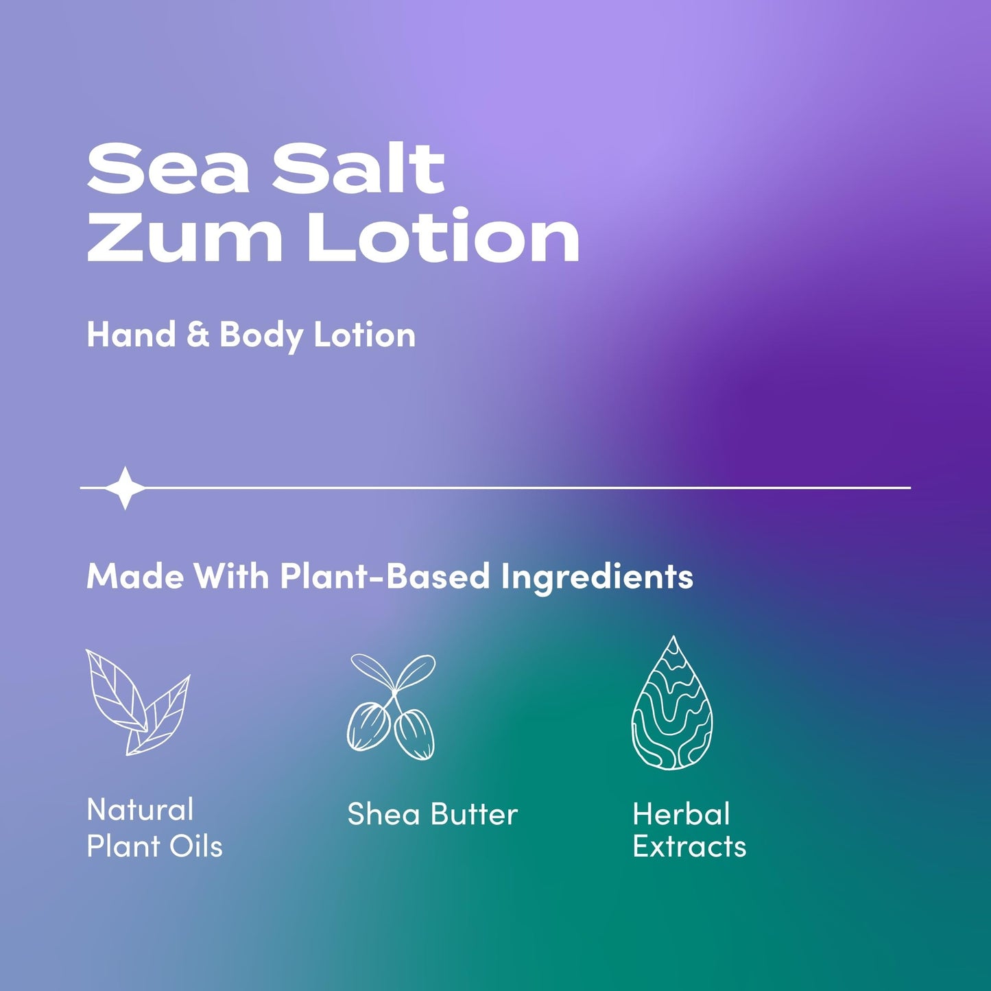 Zum Hand and Body Lotion - Sea Salt - 6 fl oz