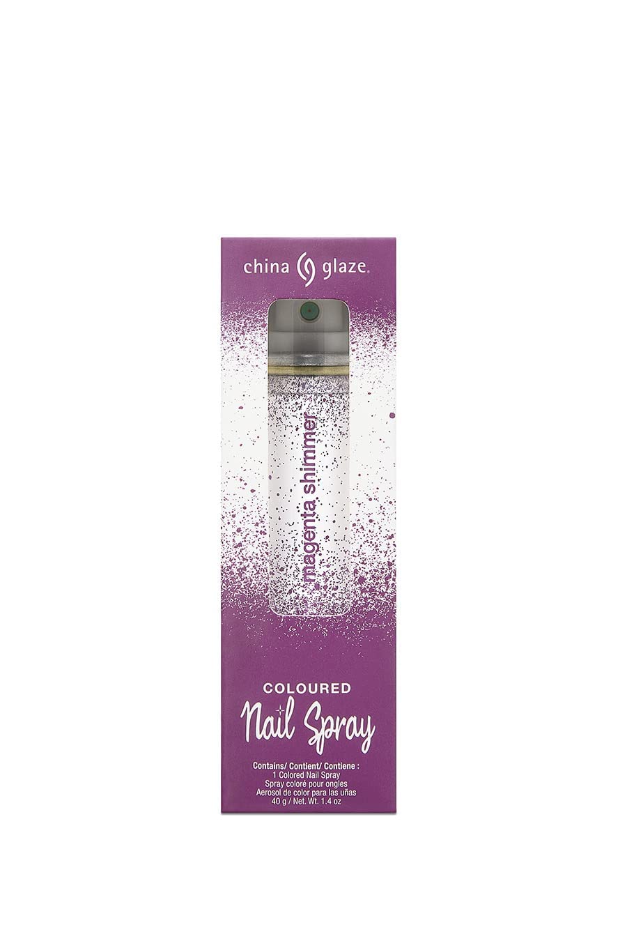 Nail Spray Nail Polish, Magenta Shimmer, 1.4 Fluid Ounce Beauty & Personal Care China Glaze