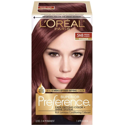 L’Oreal ParisSuperior Preference - 5MB Medium Auburn (Warmer) 1 Each (Pack of 3)