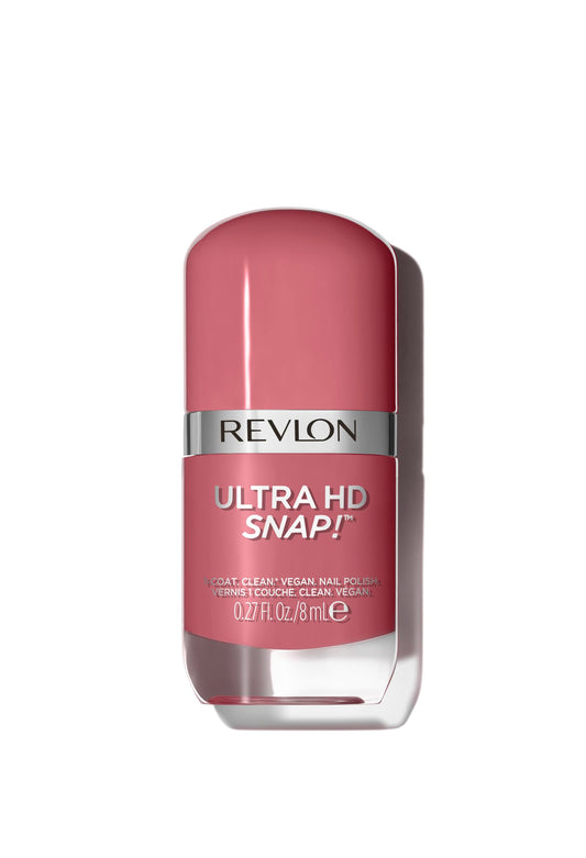 REVLON Ultra HD Snap Nail Color, Natural Rich Glossy Polish, 100% Vegan Formula, No Base or Top Coat Needed, 032 Birthday Suit, 0.27 fl oz