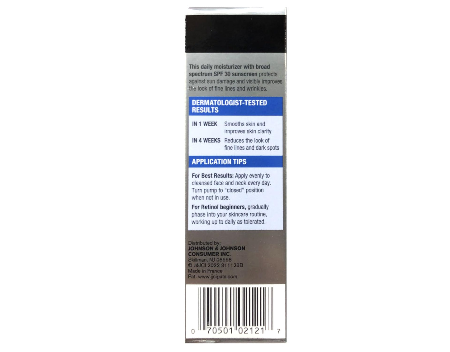 Neutrogena Rapid Wrinkle Repair Daily Face Moisturizer with SPF 30 & Hyaluronic Acid, 1 Fl. Oz. 4 Pack
