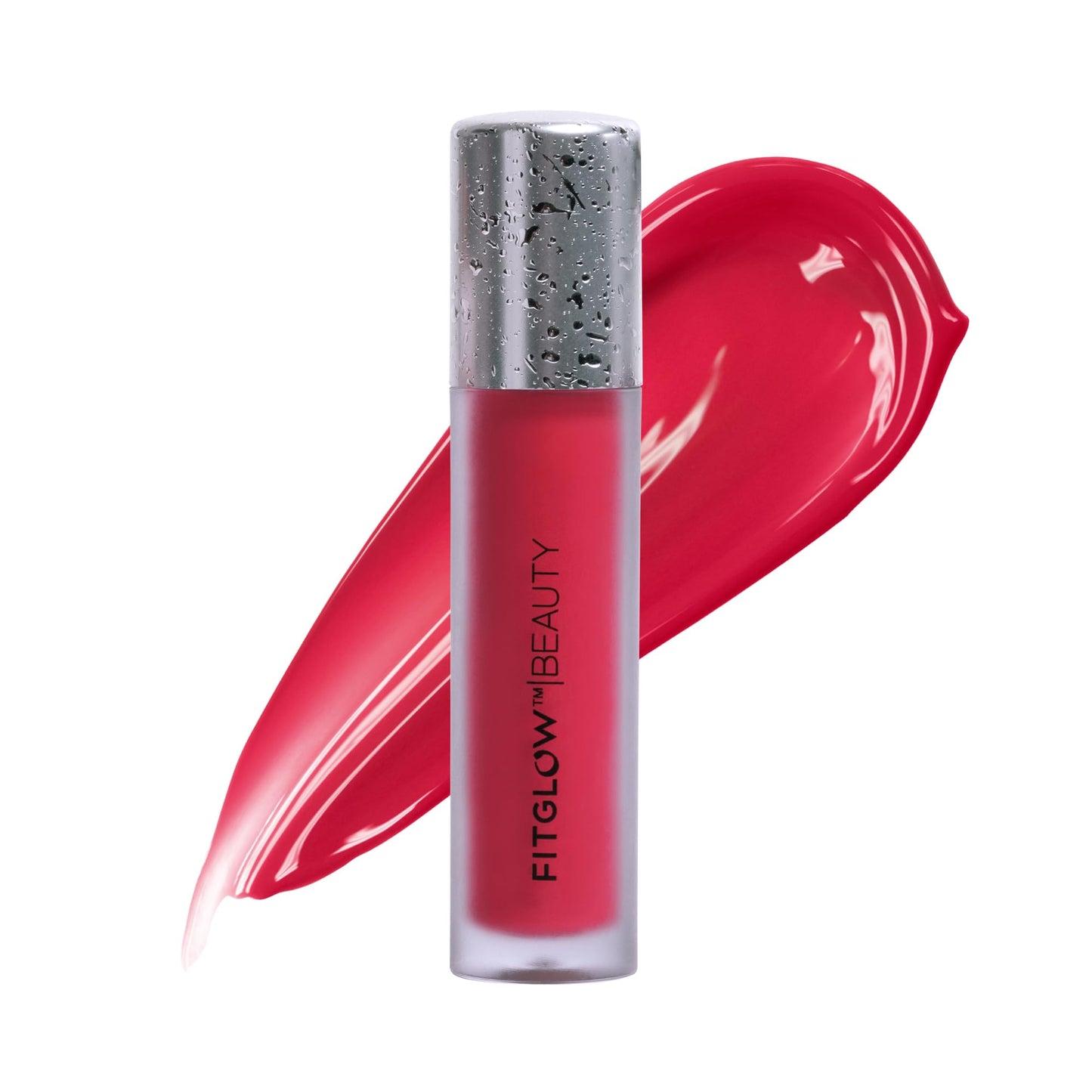 FITGLOW Beauty Lip Colour Serum | Hydrating Lip Gloss | Plumping Anti-Aging Lip Treatment | Natural Shine with Pomegranate Sterols & Collagen |