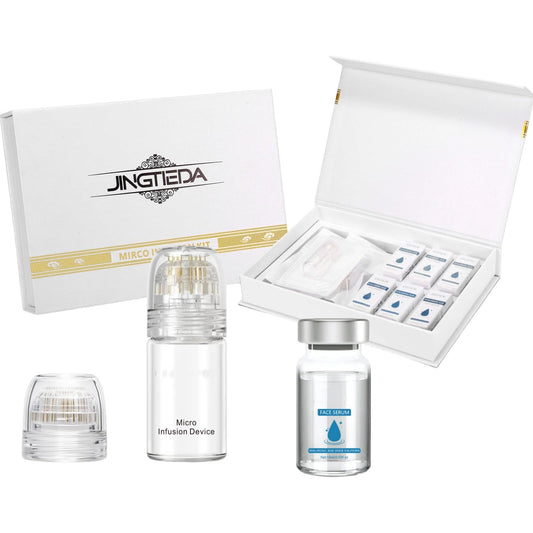 Micro Infusion System for Face,Micro System for face, 2-Month-Supply(3*Applicators and 6* Serums) Beauty & Personal Care JINGTIEDA