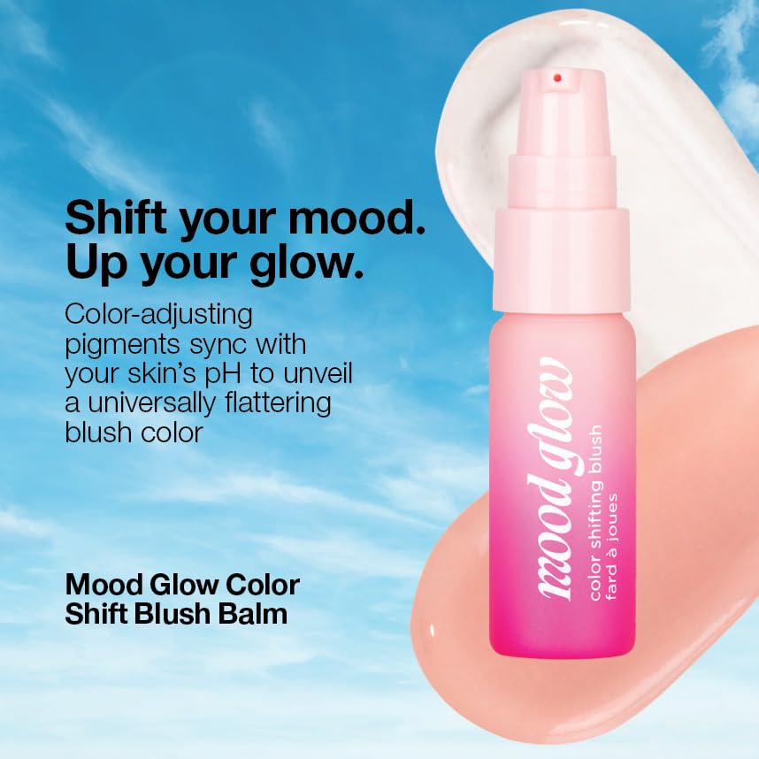Pacifica Liquid Spray Blush Mood Glow PH Color Shifting Blush Balm Face Makeup, Color Shifting, Reacts to Skin pH, Hydrating Cheek Tint, Vegan, 0.4 fl