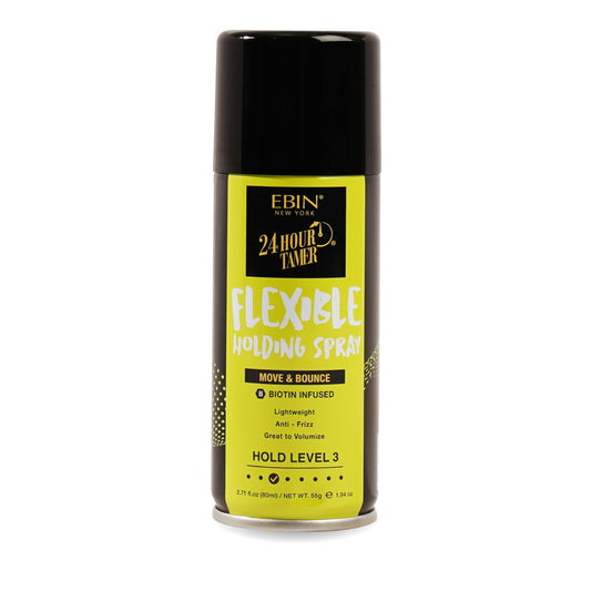 EBIN NEW YORK 24 Hour Tamer Flexible Holding Spray - Move & Bounce 1.94oz/ 80ml | Tames Frizz & Flyaway, Gives High Shine & Volume, All Day Hold