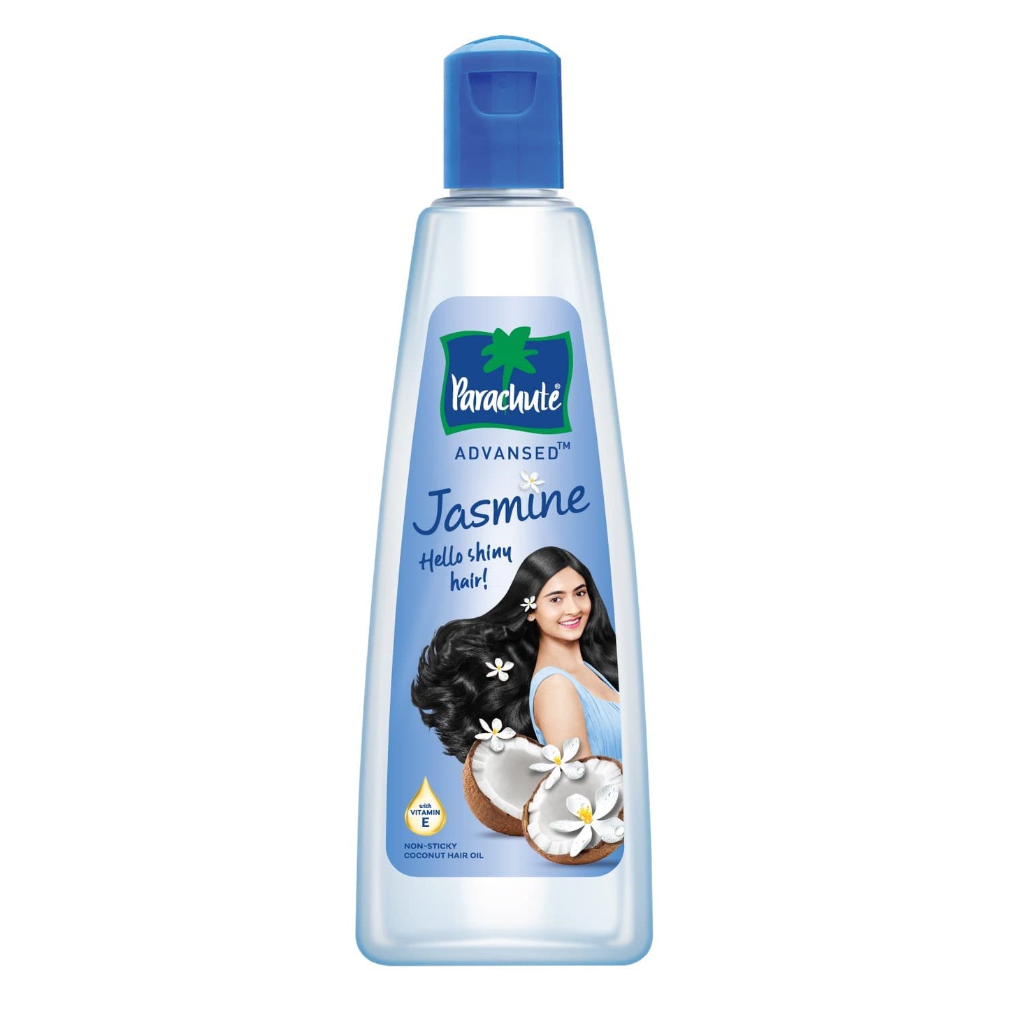 Parachute Advansed Jasmine Enriched Coconut Hair Oil with Vitamin-E | For Scalp Nourishment| Stronger, Softer, Silkier Hair | Indian Hair Oil | All