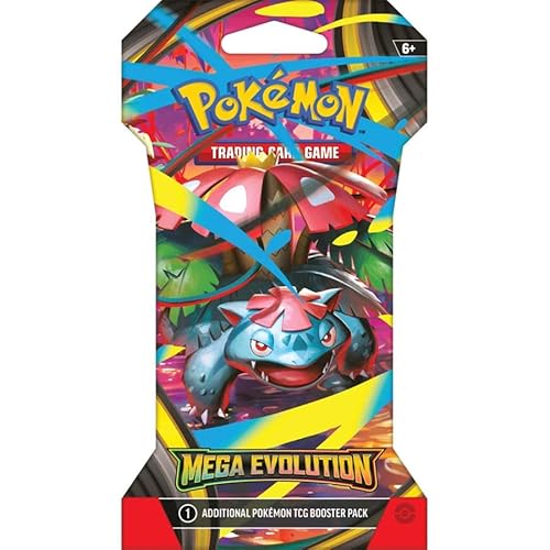 Pokemon TCG: Mega Evolution Sleeved Booster Pack - 10 Cards
