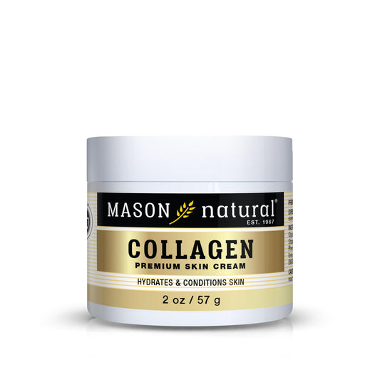 MASON NATURAL Collagen Premium Skin Cream, Women’s Anti,Aging Face & Body Daily Moisturizer for Hydration & Firmness, Pear Scent, 2 oz