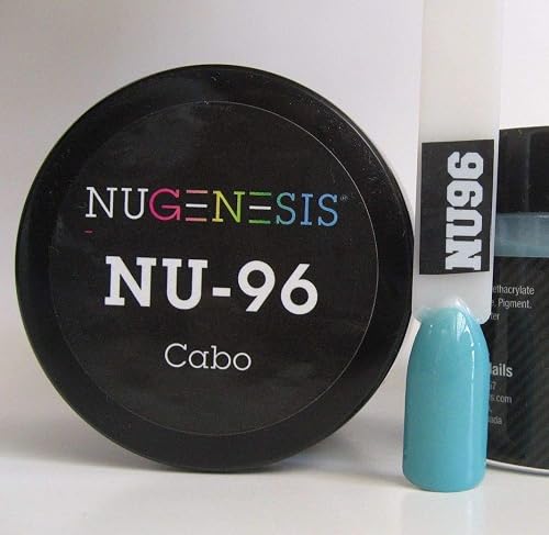 NuGenesis Nail Dipping Powder Color 1.5oz/43g Jar - (NU96 CABO) Beauty & Personal Care Nugenesis