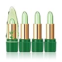 Ownest 3 Pcs Aloe Vera Lipstick, Magic Temperature Color Change Lipstick Lip Blam Moisturizing Long Lasting Lip Makeup, update packing Beauty