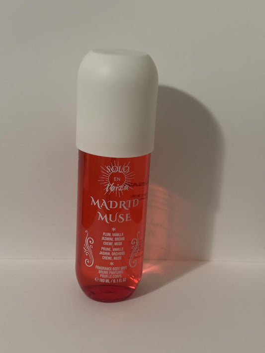 Solo en Ibiza Madrid Muse Perfume, Red Bottle with White Cap, Fragrance for Women Beauty & Personal Care Solo en Ibiza