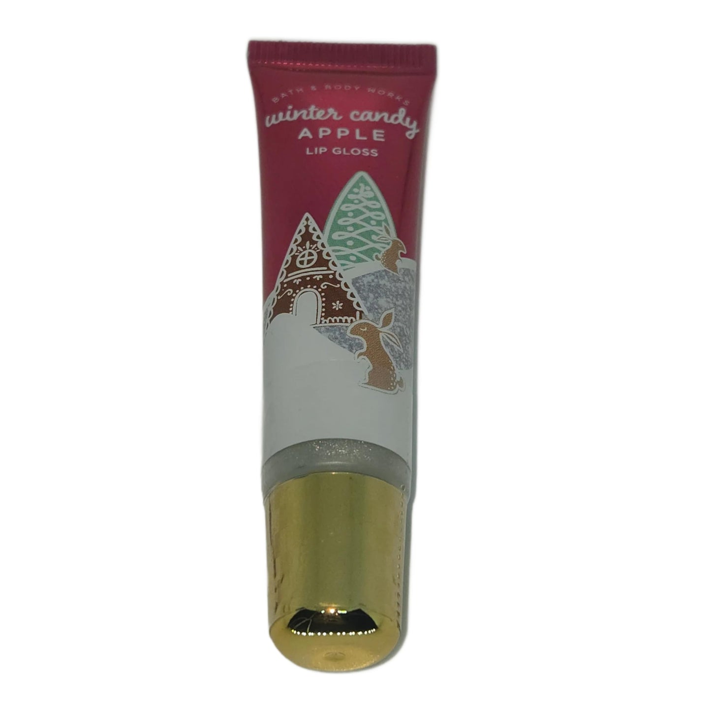 Bath & Body Works Shimmer Lip Gloss Winter Candy Apple .47oz
