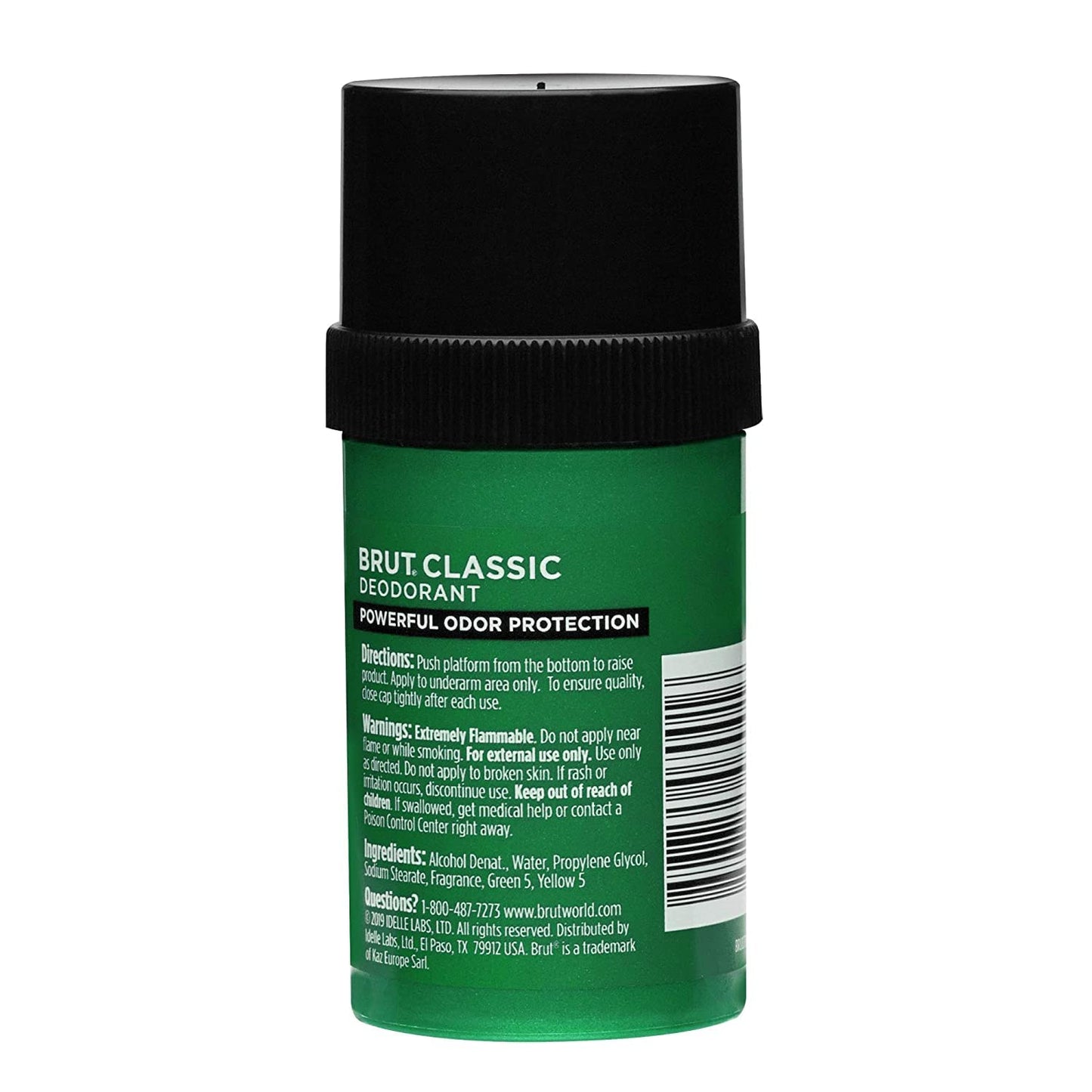 Brut Stick Rnd Deod Solid Size 2.5oz Brut 24-Hour Original Fragrance Round Stick Deodorant Beauty and Personal Care Brut