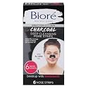 Biore Charcoal Deep Cleansing Pore Strips 6 Count (3 Pack)