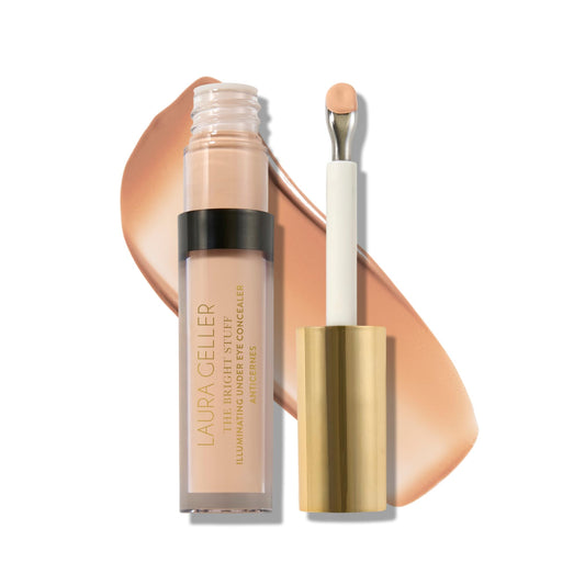 LAURA GELLER NEW YORK The Bright Stuff Illuminating Under Eye Concealer with Cooling Metal Tip - Light Coverage (03 Light) Beauty and Personal Care LAURA GELLER NEW YORK Default Title