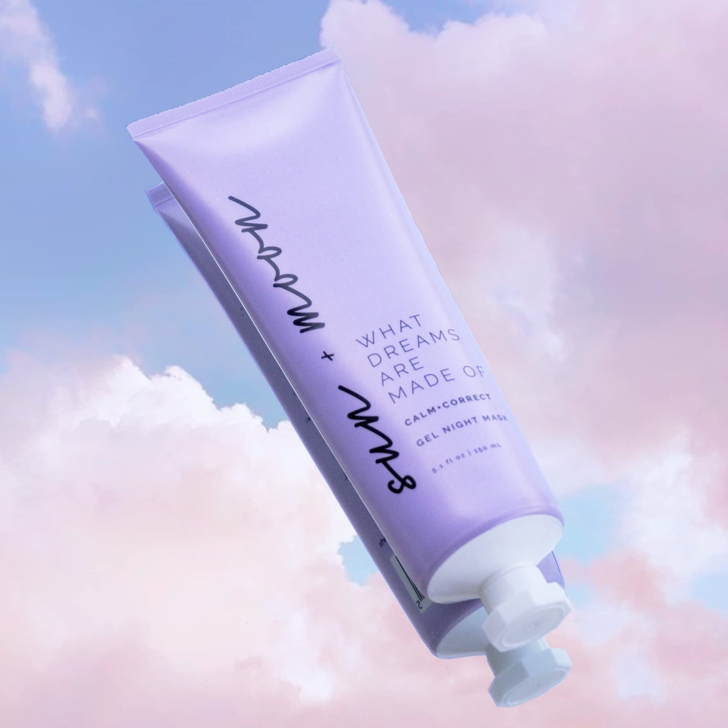 Sun + Moon What Dreams Are Made Of Calm + Correct Gel Night Mask with Lavender & Glycolic Acid, 5.1 fl oz