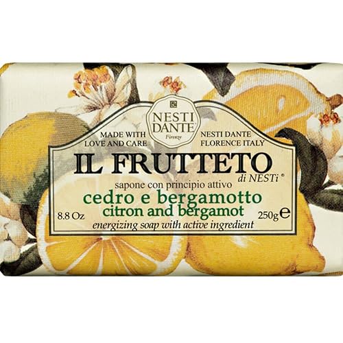 Nesti Dante Nesti dante il frutteto Energizing soap - Citron and Bergamot, 8.8oz, 8.8 Ounce