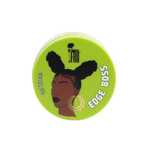 Pardon My Fro Edge Boss Gel - Extra Hold Control for Sleek Edges, Long Lasting, Moisturizing Shine, Non-Greasy, No Flakes, Ideal for Braids, Dreads