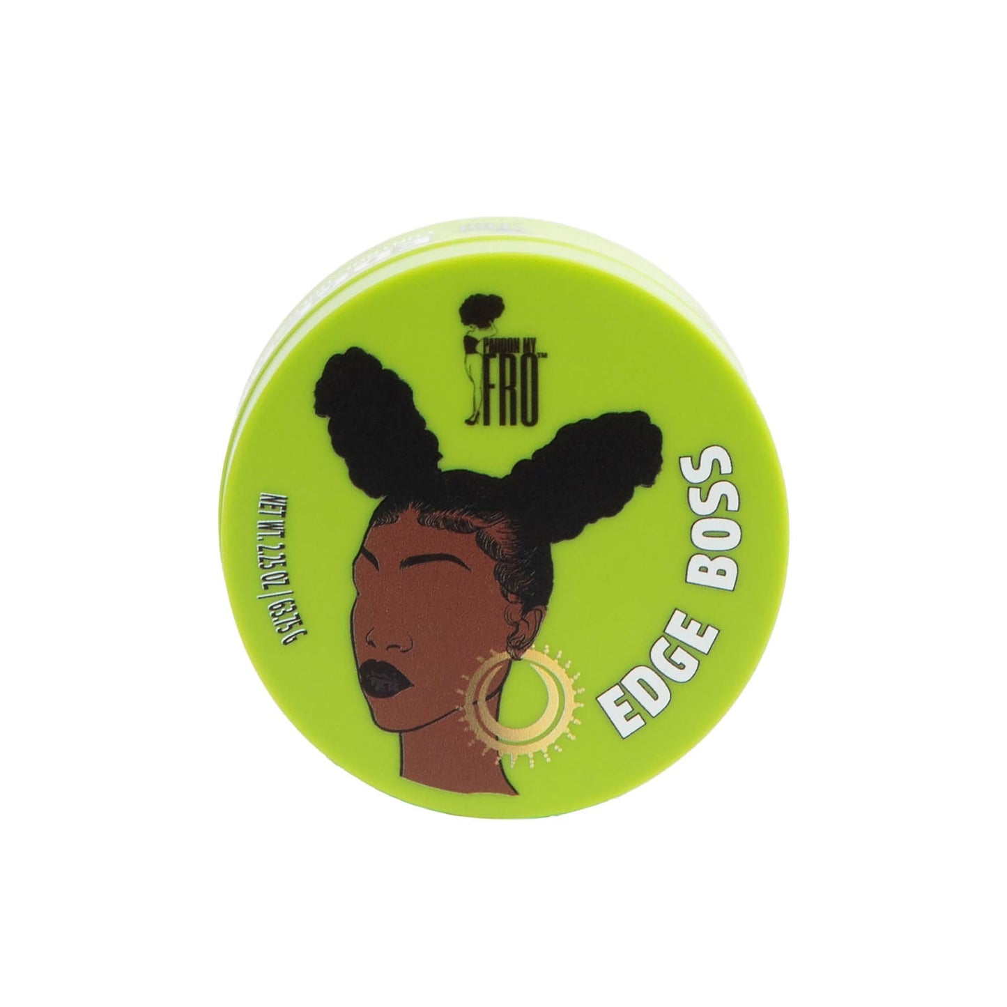 Pardon My Fro Edge Boss Gel - Extra Hold Control for Sleek Edges, Long Lasting, Moisturizing Shine, Non-Greasy, No Flakes, Ideal for Braids, Dreads