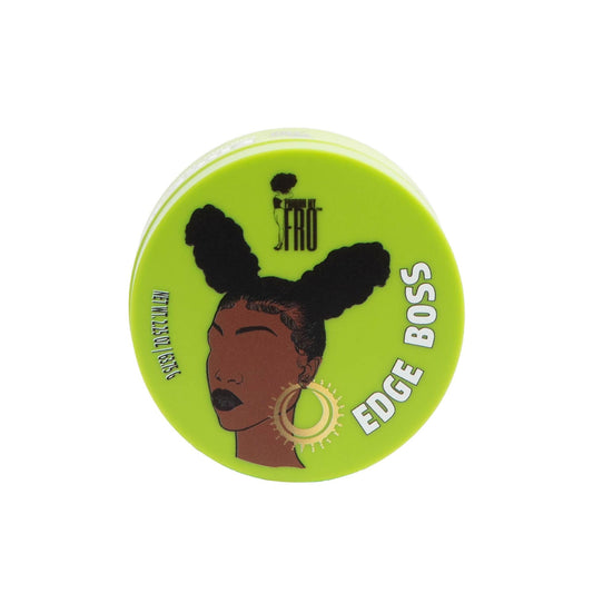 Pardon My Fro Edge Boss Gel - Extra Hold Control for Sleek Edges, Long Lasting, Moisturizing Shine, Non-Greasy, No Flakes, Ideal for Braids, Dreads
