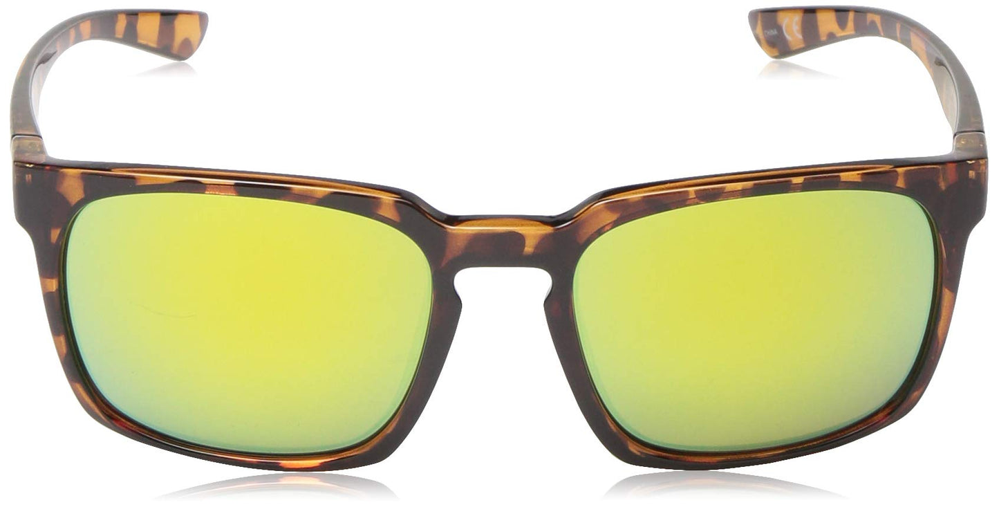 Suncloud Hundo Polarized Sunglasses, Tortoise/Polarized Green Mirror, One Size