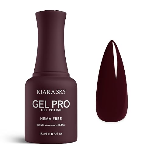 KIARA SKY Gel Pro HEMA-Free Gel Nail Polish | Full Coverage, 28+ Day Wear, Self-Leveling, UV/LED Soak-Off, 0.5 fl oz | Crush-Worthy #137 Beauty & Personal Care KIARA SKY