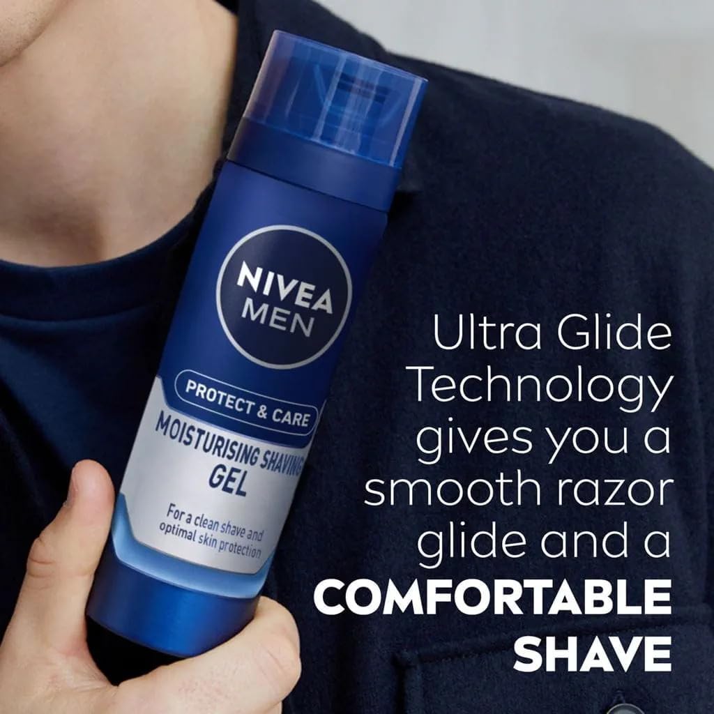 NIVEA FOR MEN Moisturizing Shaving Gel 7 oz