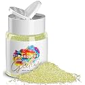 MARBLERS Holographic Glitter [Unicorn Yellow] 1.5oz (42g) | Fine | Non-Toxic, Vegan, Cruelty-Free | Face, Body, Eyeshadow, Hair, Festival, Party