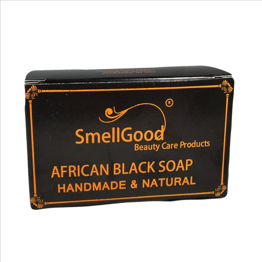 Raw African Black Soap Imported From Ghana 1lb. Beauty & Personal Care SmellGood