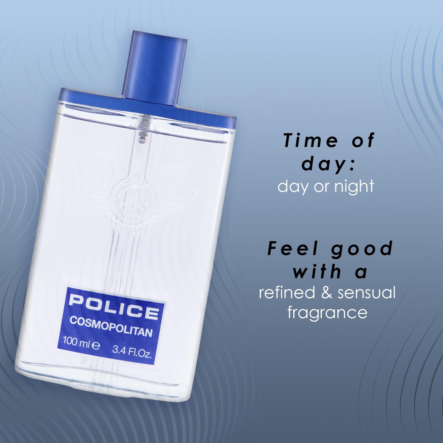 Cosmopolitan By Police - Fragrance For Men - Top Notes Of Mint And Sage - Middle Notes Of Jasmine And Nutmeg - Base Notes Of Vanilla And Sandalwood