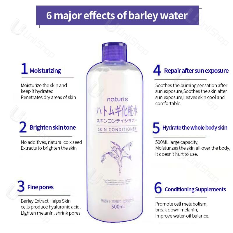Imju Naturie Hatomugi Skin Conditioner Job's Tears Lotion 500ml