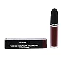 MAC Cosmetics Powder Kiss Liquid Lipcolour - 994 Make Love To The Camera (Deep Wine) - 0.17 fl oz / 5 mL