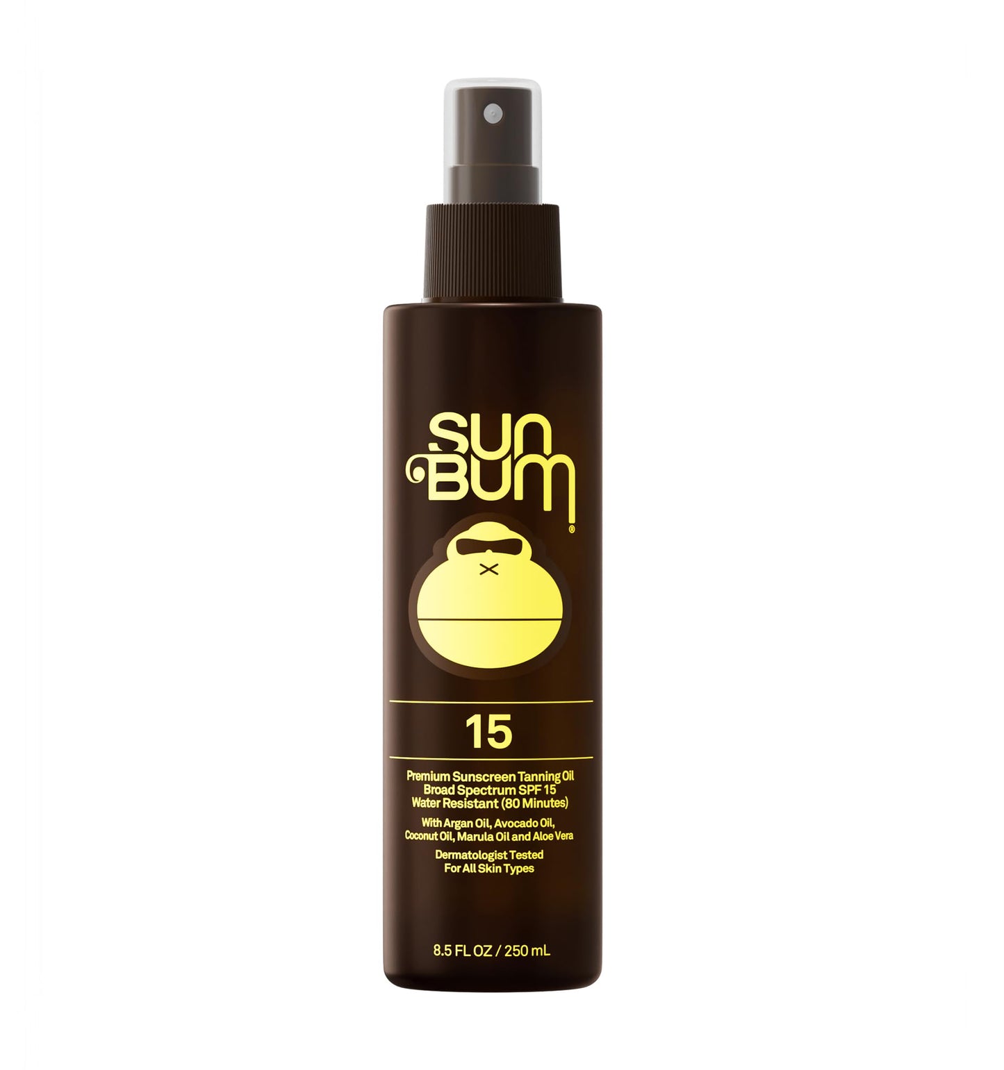 Sun Bum SPF 15 Moisturizing Tanning Oil - Vegan and Hawaii 104 Act Compliant (Octinoxate & Oxybenzone Free) - Broad Spectrum Moisturizing - UVA/UVB