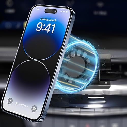 Zchan Car Phone Holder Mount for Cadillac XT4 2024-2025 Car Accessories Car Mount 360°Rotation for Car Phone Holder Magnetic Hands Free Compatible…