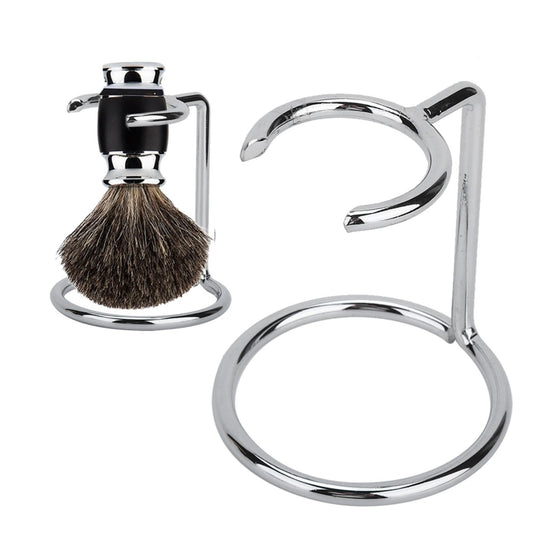 MAVIS LAVEN Stainless Steel Universal Men Shaving Brush Holder Safety Shaving Brush Holder Stand Storage Shaver Kit Organizer Beauty and Personal Care MAVIS LAVEN