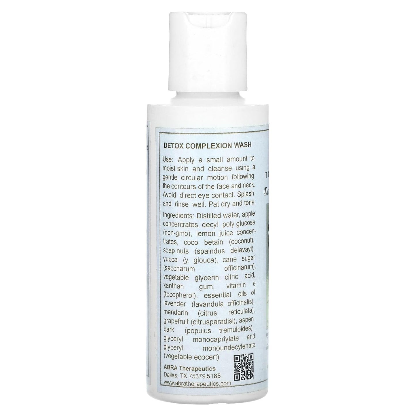 Abra Therapeutics Detox Complexion Wash 4 oz Liquid