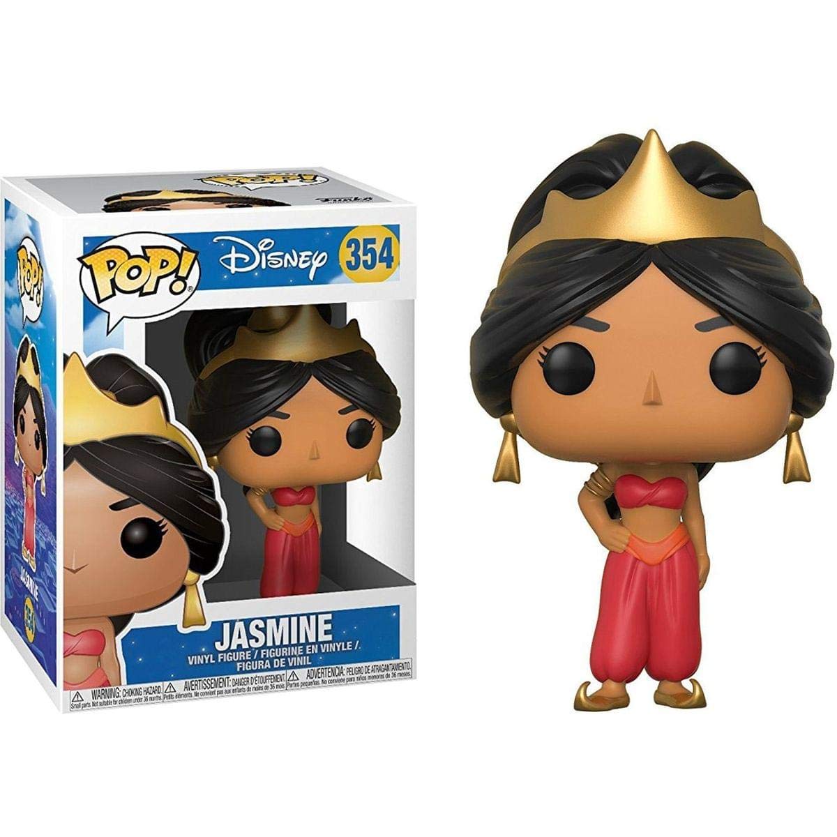 Funko Pop! Disney: Aladdin Jasmine (Red) Collectible Figure