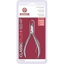 Cuticle Nipper Super Sharp - MUNDIAL 522-AP - Cuticle Trimmer for Manicure Kit and Pedicure Tools, Carbon Steel Handlee with Durable Spring. Tip Guard