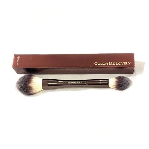 COLOR ME LOVELY Makeup Blending Brush, Double-Sided, Synthetic Bristles