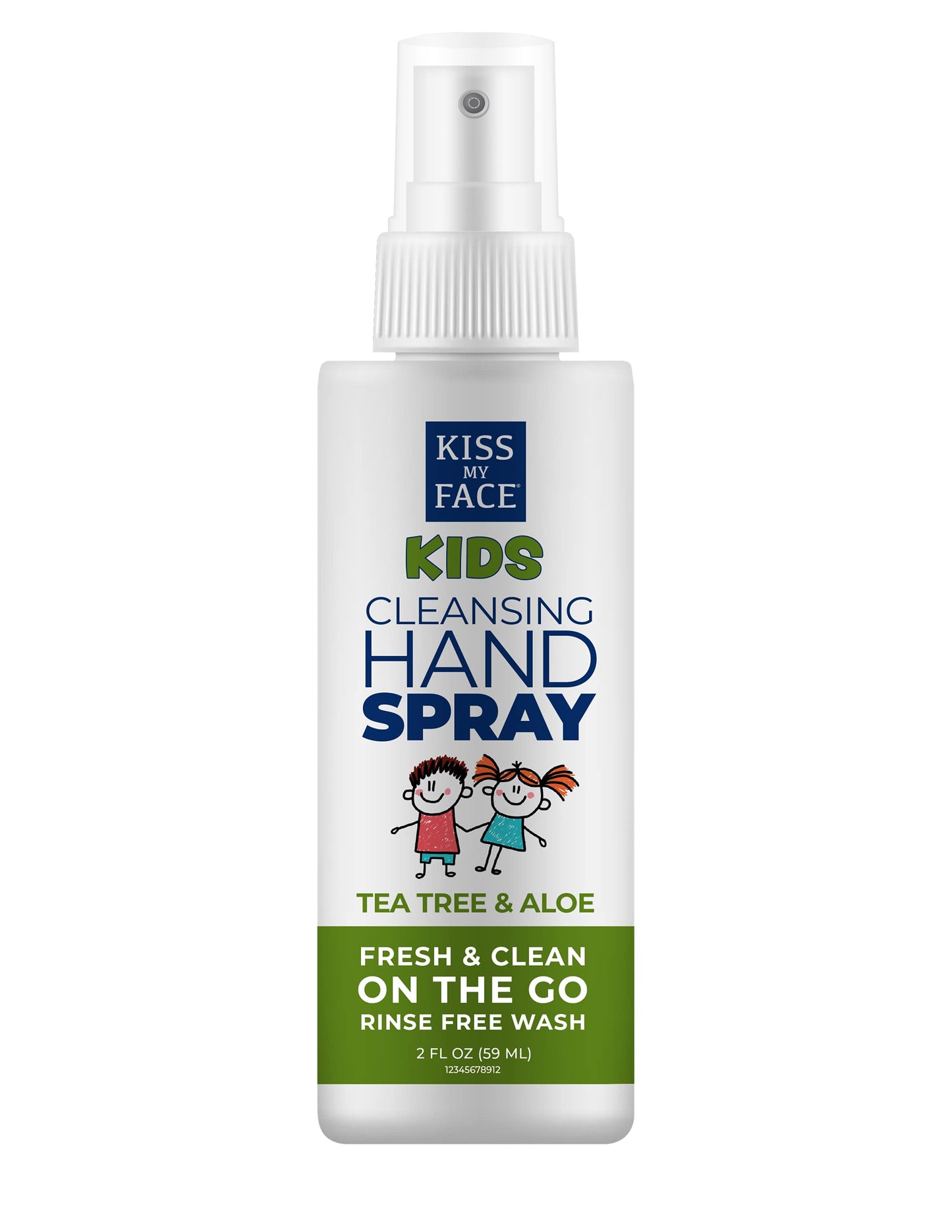 Kiss My Face, Cleansing Spray Kids Hand, 2 Fl Oz