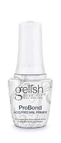 Gelish ProBond Nail Primer - Acid-Free Gel & Acrylic Adhesion, pH-Balanced, Promotes Long-Lasting Bond for Nail Plates, Safe for Natural Nails (15mL)